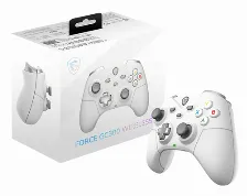 Control Msi Force Gc300 Wireless White Interfaz Usb 2.0, Conectividad Inalambrico Y Alambrico, Color Blanco